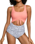Costum de baie întreg modelator, roz – XL