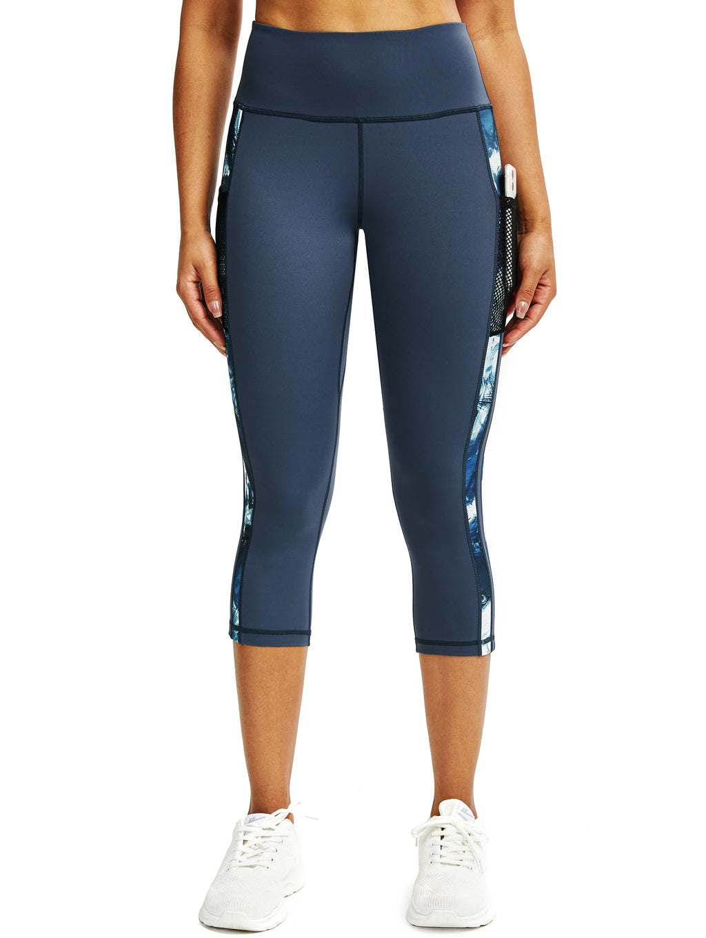Pantaloni 3/4 de yoga cu buzunare – S