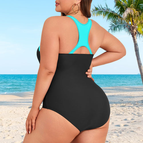 Costum de baie sport mint, mărime mare – 42